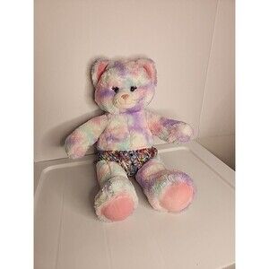 2020 Pastel Swirl Cotton Candy Build-A-Bear Kitty Cat